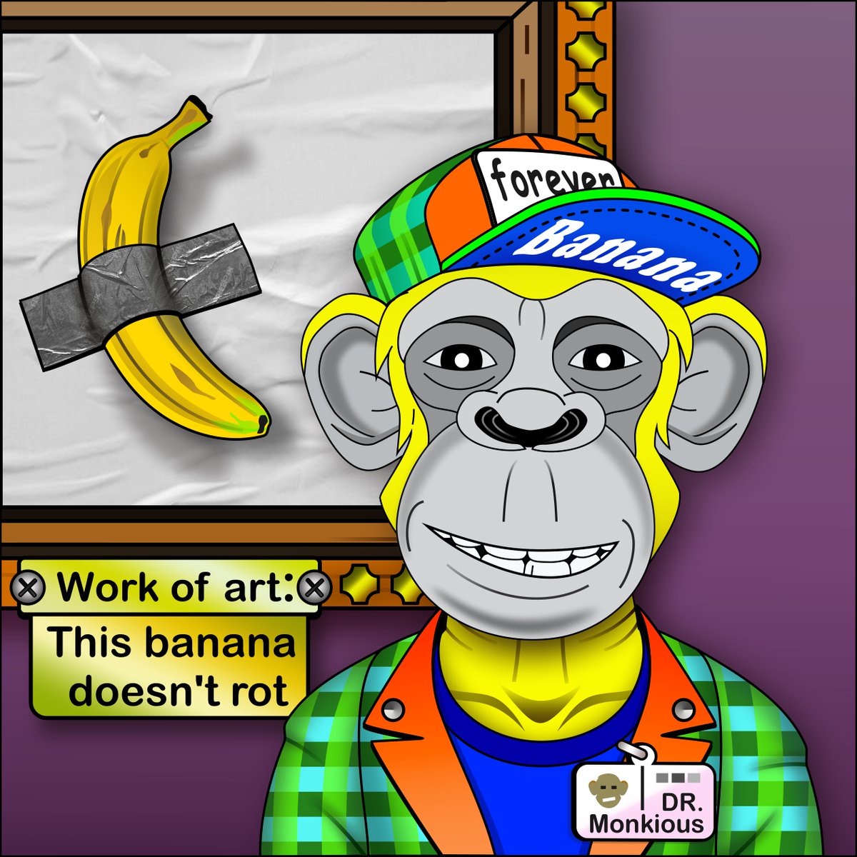 Unknown_1111CMC's tweet image. Incredible! I hope the same will be said in a few years about the contextualized collection "Cool Primates Clan," now published on #OpenSea after three years of handcrafted work.
opensea.io/collection/coo…

Below are some examples: 
A chimpanzee named Monkious presenting his