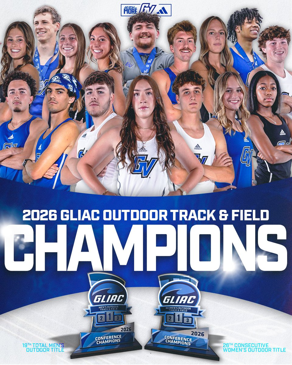 GVSUXCTF's tweet photo. It was cold but we brought the heat🥶🔥

Your Laker ladies won their 26th consecutive outdoor championship title with 245 points &amp; the men won their 19th total with 285 points!

#AnchorUp | #ReadyForMore https://t.co/RNBMcxA8FS