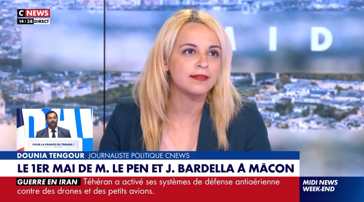 DTengour's tweet image. Joie de retrouver @ThierryCabannes et @JPasquet en plateau pour ce 1er Mai très #politique avec le décryptage autour de la #FêtedelaNation de @MLP_officiel et @J_Bardella à Mâcon, les annonces du gouvernement pour le 1er mai et @faureolivier à Amiens

#journaliste #info #tv