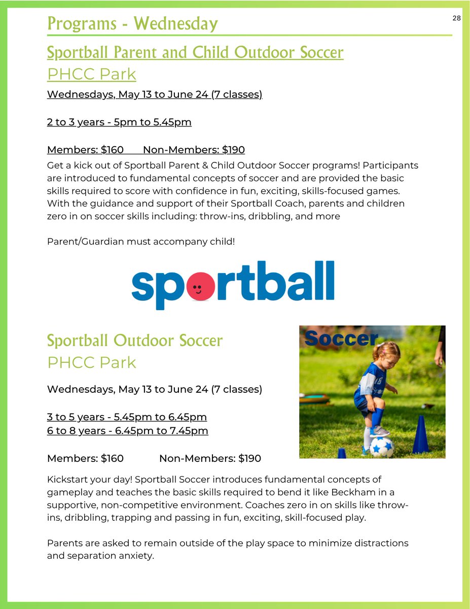 mypanoramahills's tweet photo. Supportive coaches, exciting skill-based games, and plenty of outdoor energy!
Parent &amp; Child Soccer (2–3 yrs)
Outdoor Soccer (3–5 yrs &amp; 6–8 yrs)
7 Wednesdays | May 13 – June 24

Register today at https://t.co/ZJo1I8t2PC

#MYPHRA #MYPHCC #OutdoorSoccer #KidsPrograms #ActiveKids https://t.co/drLnqZaLJv