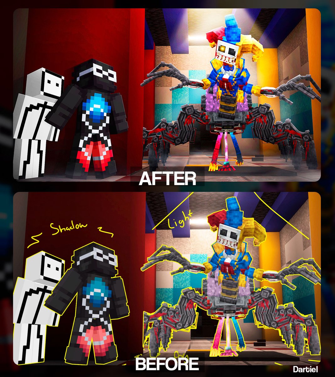 ZceSoul's tweet photo. Minecraft Thumbnail Process 🔷👀

This thumbnail generated +200K VIEWS 🙌
Open comissions to DM! 📨

Si estas interesado no dudes en enviarme MD!

Gracias por confiar 
@Calcetinlol 

♥️+🔁
#Minecraft #Thumbmaker #art #MinecraftThumbnail #Thumbnail https://t.co/Gfkm0Mx9G1