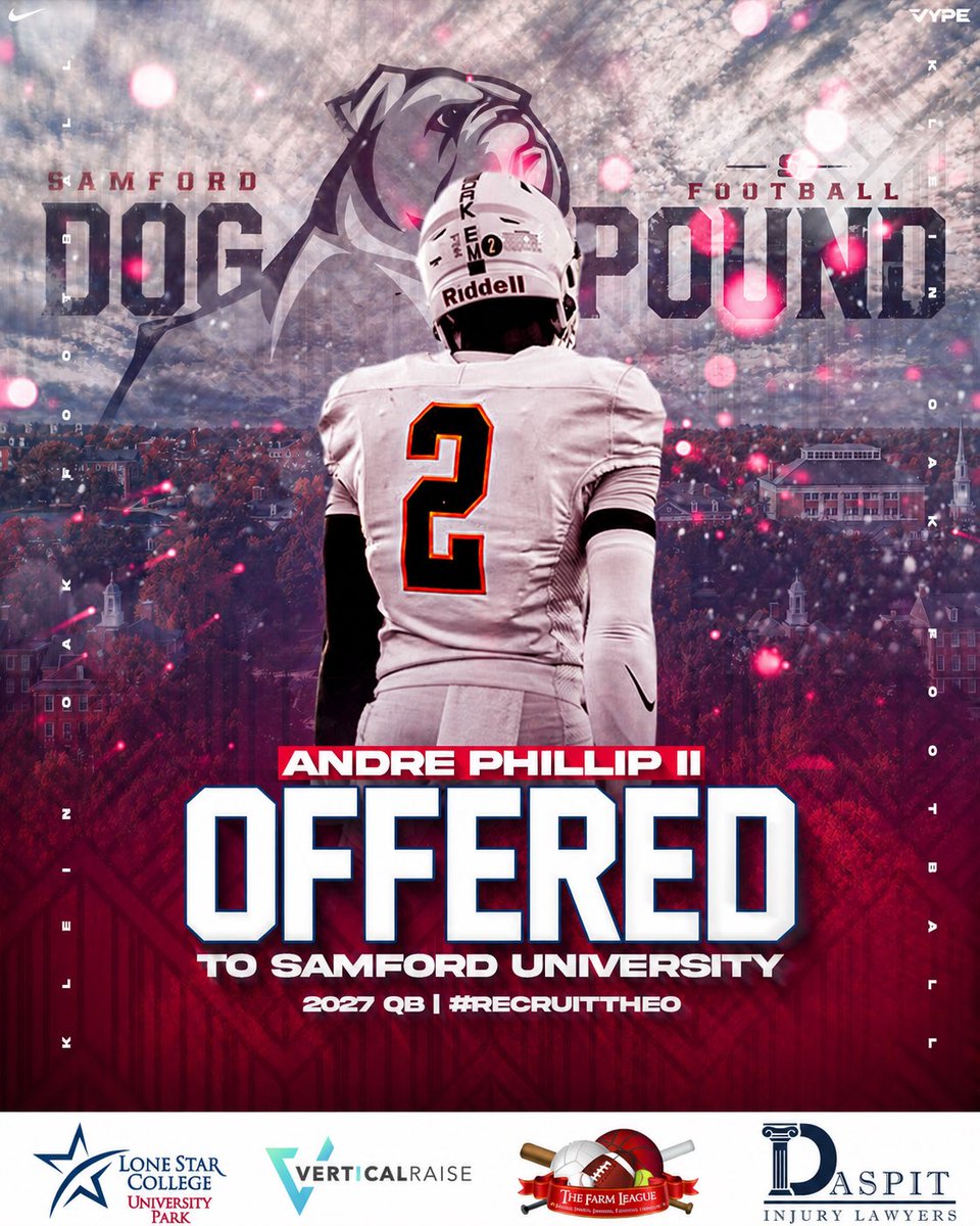 RecruitingTheO's tweet image. Congrats to @AndrePhillipll on receiving an offer from @SamfordFootball 🐶

#RecruitTheO