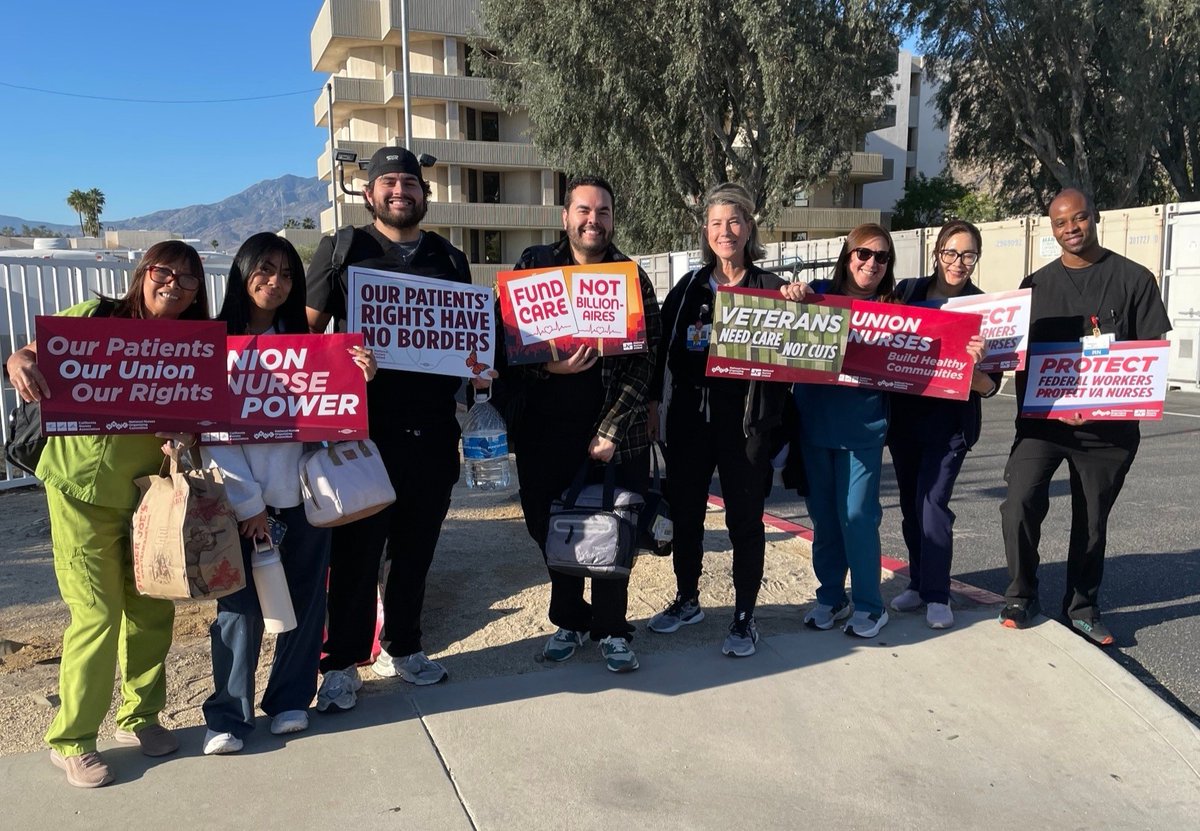 California Nurses Association tweet media