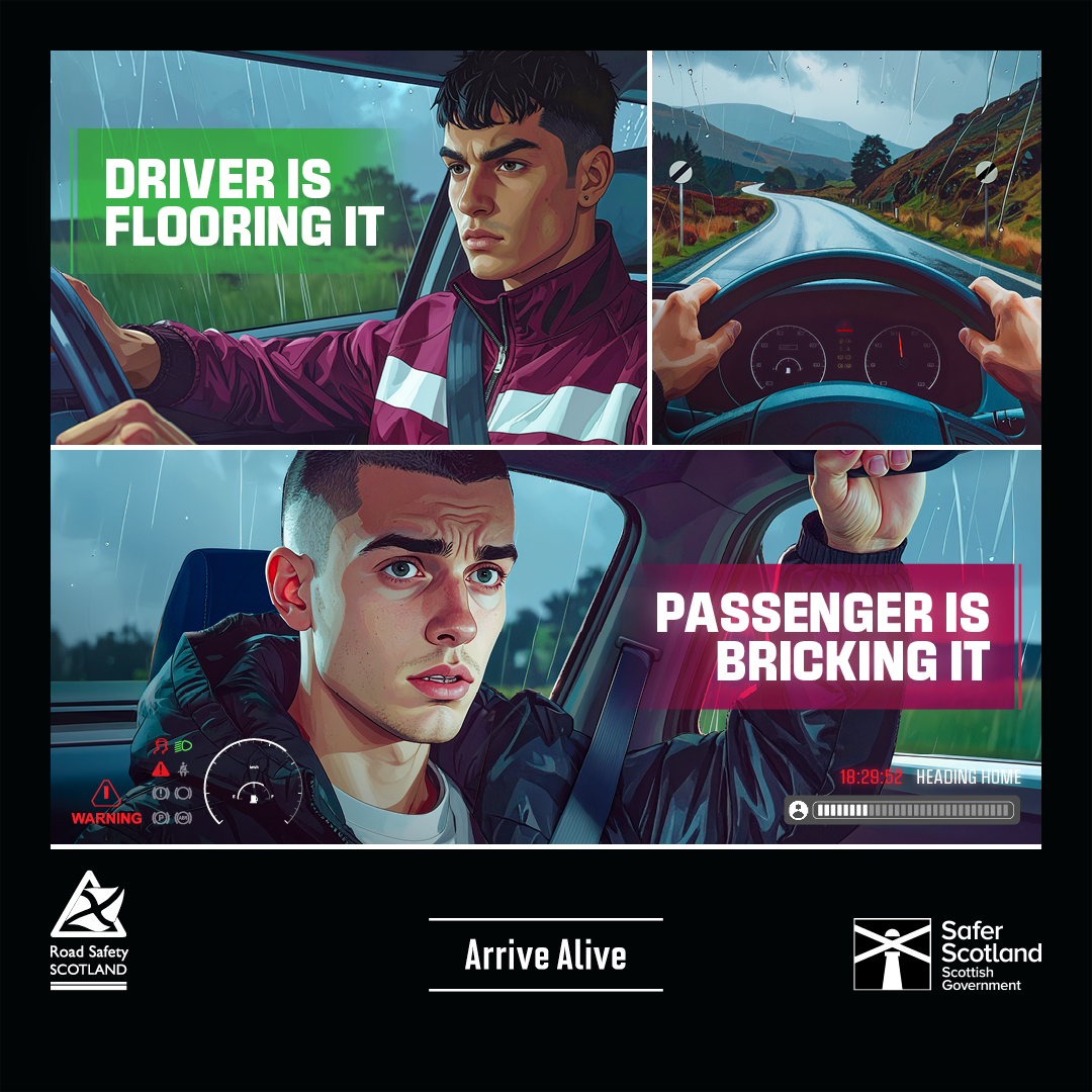SWTrunkRoads's tweet image. Speeding isn’t a thrill, it’s a risk with real, life‑changing consequences for you, your passengers, and everyone else on the road.

❌There are no do‑overs out there. 

#ArriveAlive

@trafficscotland