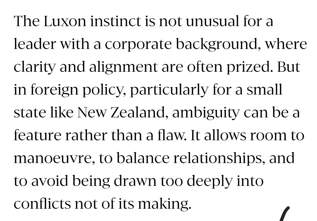 philquin's tweet photo. I've gone from shaking my head to slapping my thigh, from bemusement to amusement, wrt Luke Malpass' acrobatic sophistry in the PM's defense but to claim Luxon's problem is that he prizes clarity too much is well &amp; truly over-committing to the bit.

https://t.co/kYgyAqzzN9 https://t.co/mARrhYGRr3