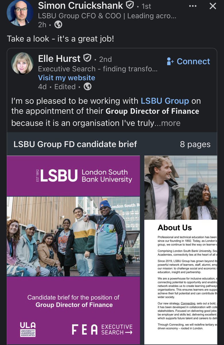 LSBU UNISON tweet media