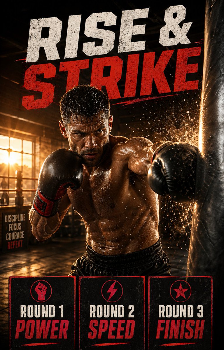 Unstoppable Dawn: Boxing Conditioning Power - PromptGather image 1