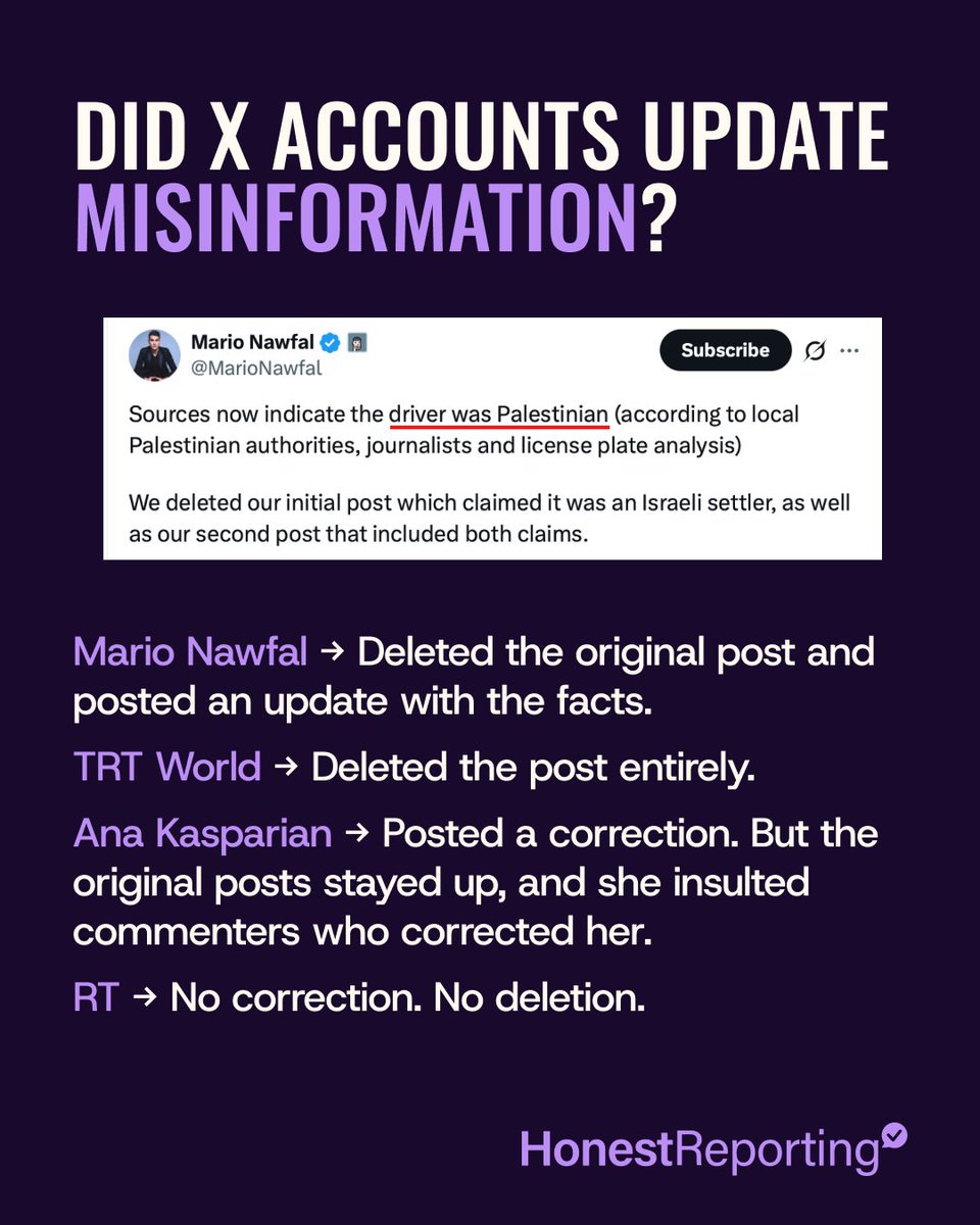 HonestReporting tweet media