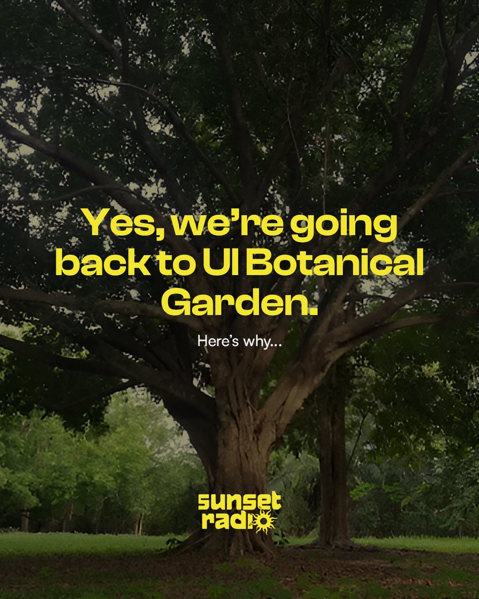 verandanetwork_'s tweet image. Final call for tickets! (Link in bio)
Tomorrow we’re going back to the garden to connect with nature 
#sunsetradio #ssr