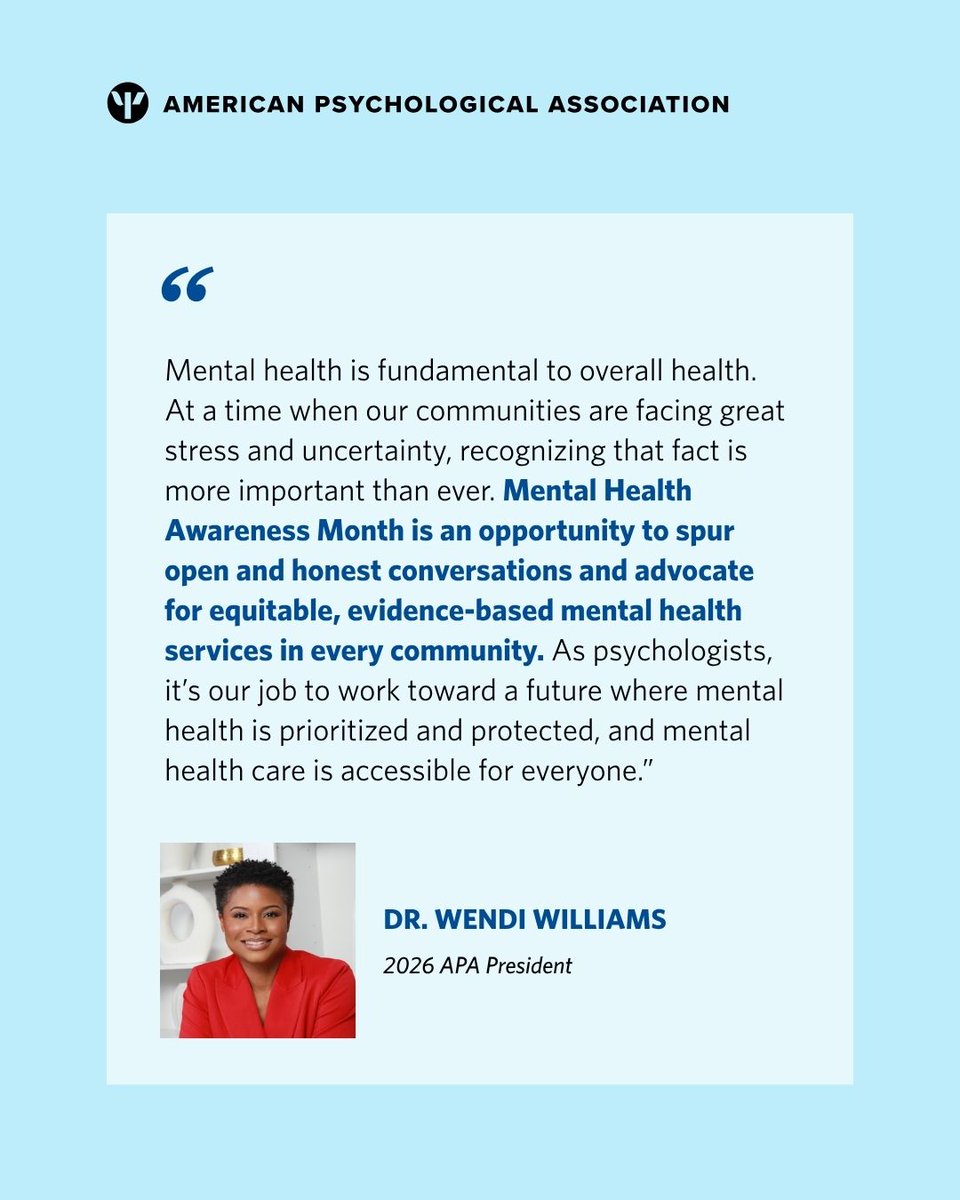 American Psychological Association tweet media