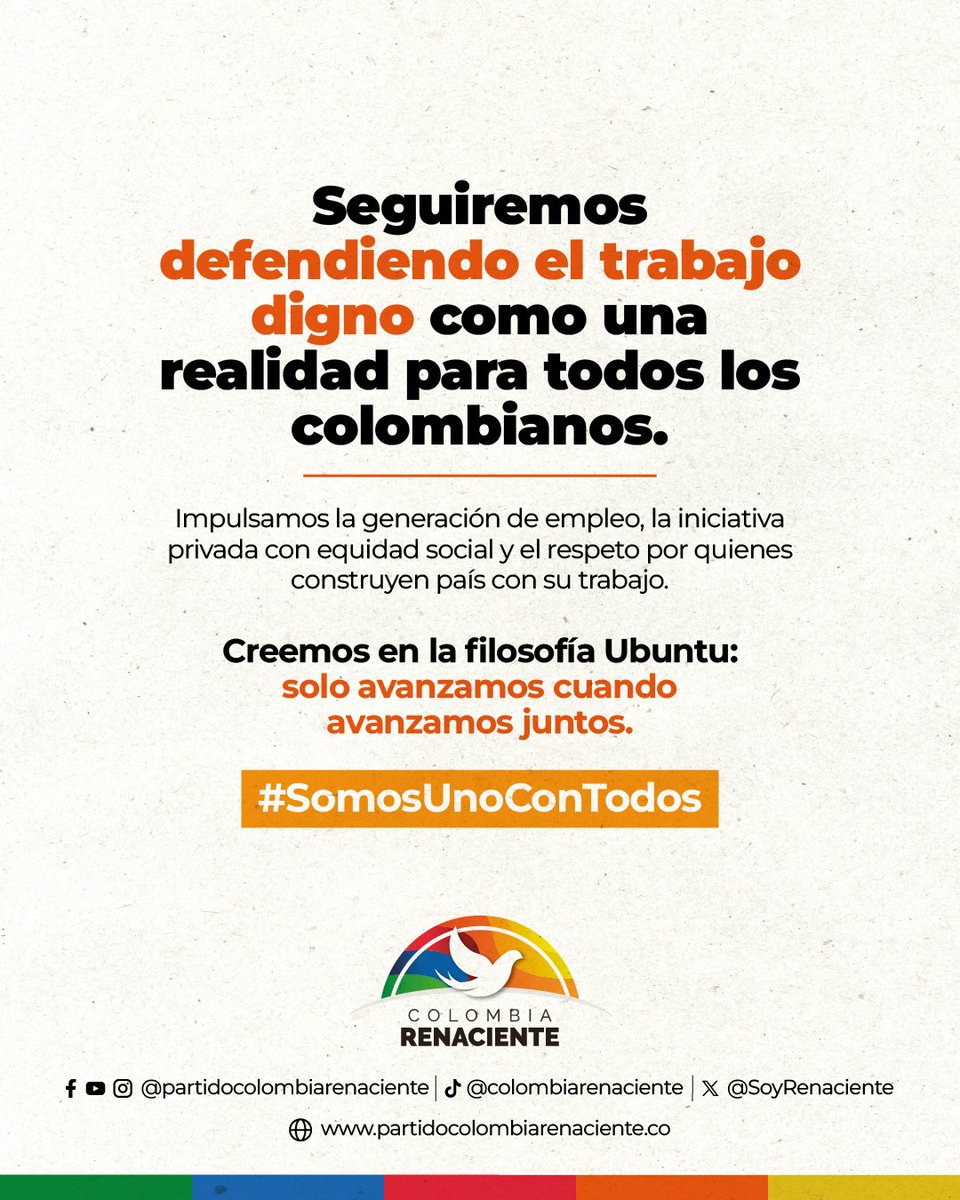 Partido Colombia Renaciente tweet media