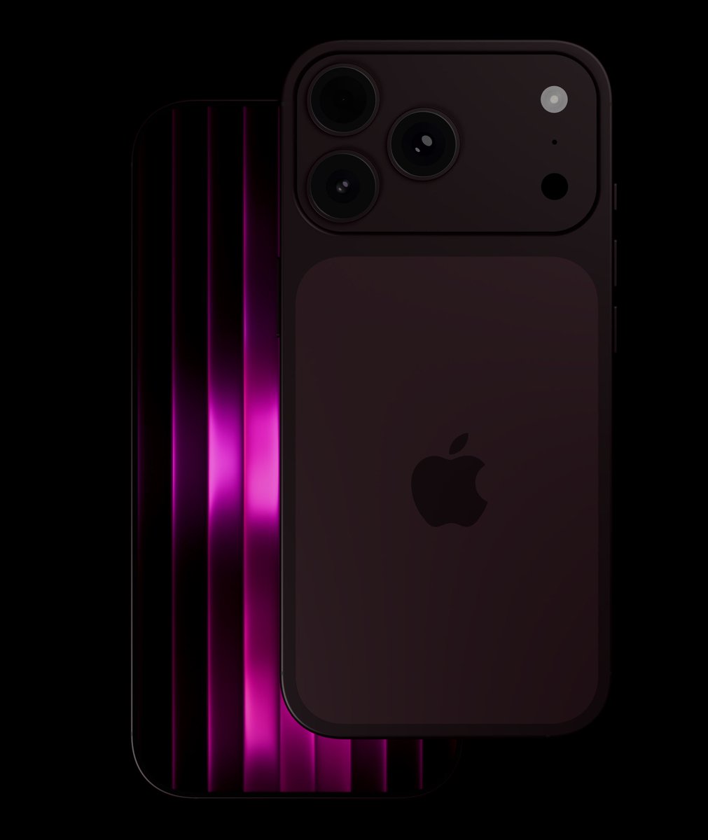 hxzrsh's tweet image. Dark Burgundy iPhone 18 Pro Concept Model and Render by me. 
#iPhone #Burgundy #Colors