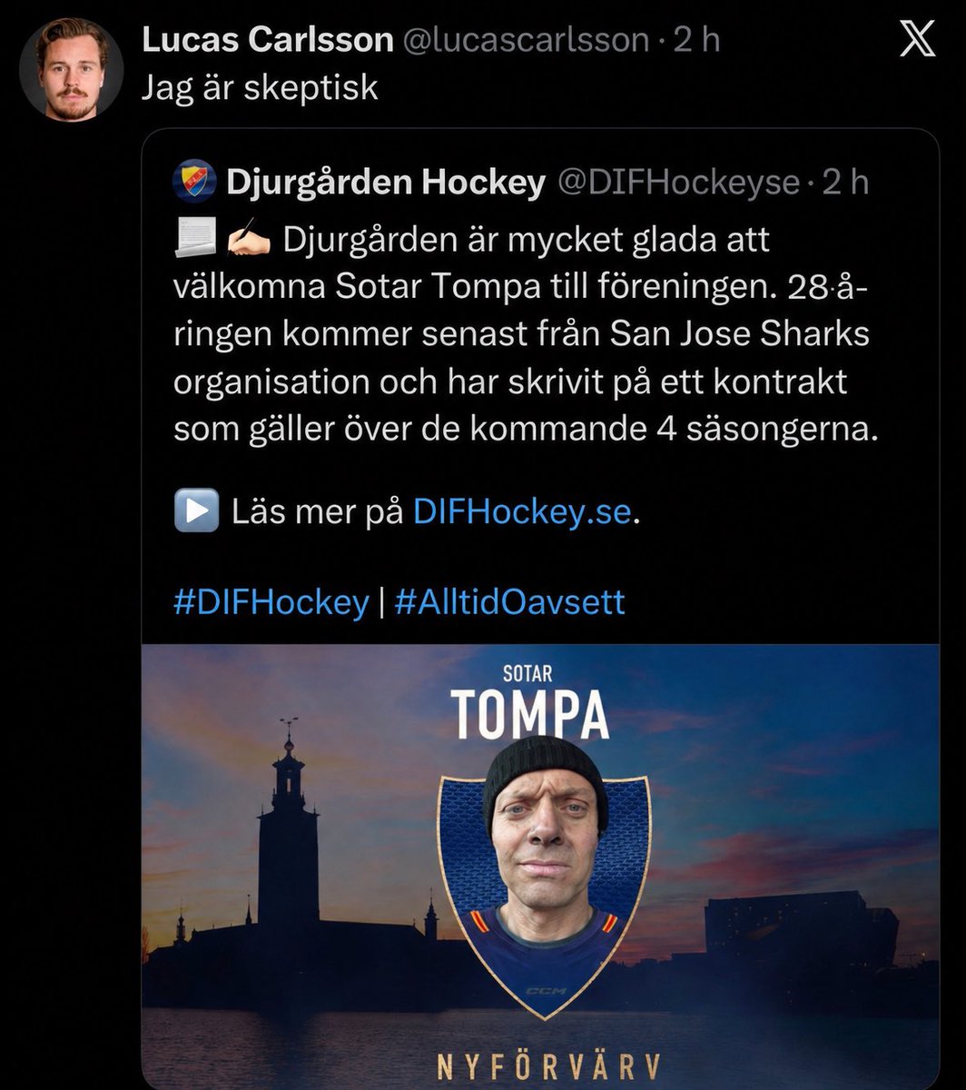 <a href="/sotartomas/">Sotar Tompa</a> Finns nog ett paralleluniversum där Lucas är jävligt skeptisk han med