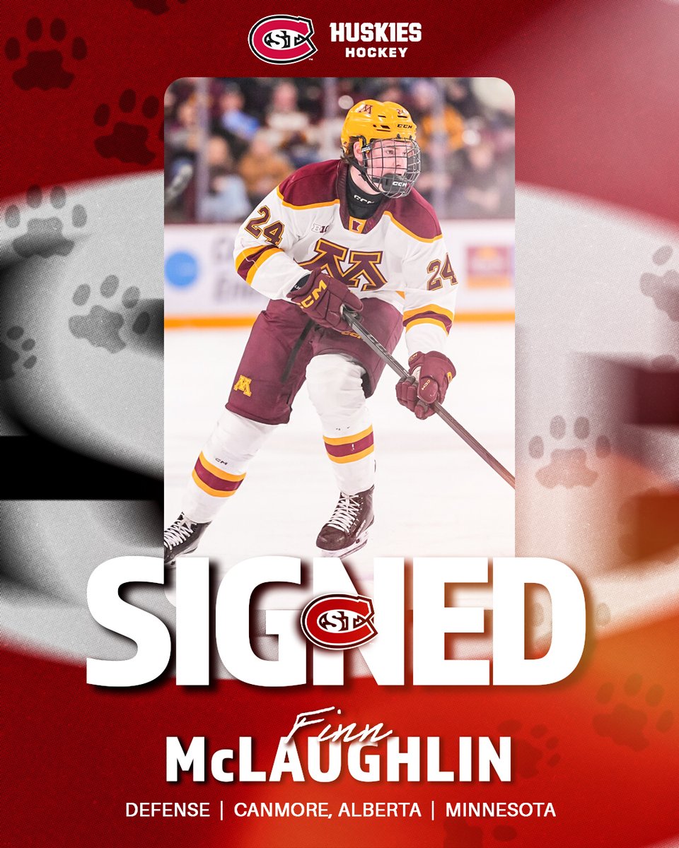SCSUHuskies_MH's tweet image. A Husky legacy joins the squad! 👏

Defenseman Finn McLaughlin joins the Huskies after freshman campaign at Minnesota, impressive prep and junior career. 

#GoHuskies | #HuskyHockey 🏒
