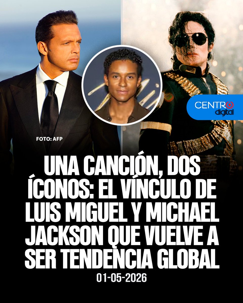 radiocentroec's tweet image. #VIDEO | ¿Qué tiene que ver Luis Miguel con Michael Jackson? Además de ser íconos, comparten una canción que cruzó idiomas. El tema volvió a viralizarse tras una entrevista a Jaafar Jackson en Cinemex, quien reveló que tiene raíces colombianas por su madre de Bogotá.
Los detalles