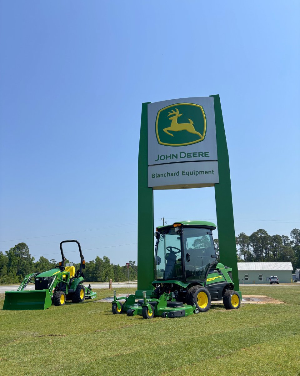 Stop by and see the power of John Deere at Blanchard Equipment! 🤠