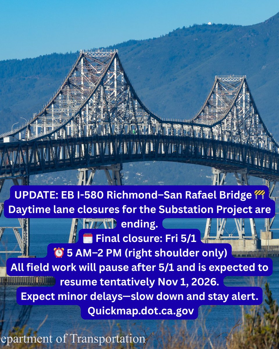 Caltrans District 4 tweet media