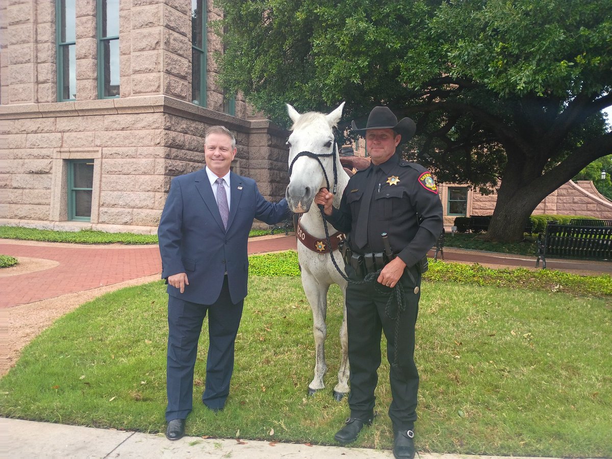 TarrantCoJudge's tweet photo. It was truly an honor to participate in the annual Tarrant County Law Enforcement Memorial Ceremony. With humility and deep gratitude, we remember the brave officers who gave their lives to protect others. May we never forget their sacrifice, and may we lift up their families and friends in prayer for comfort and strength.