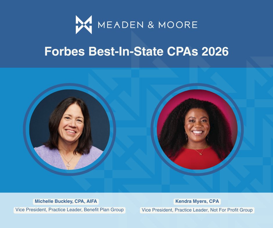 Congratulations to Michelle Buckley and Kendra Myers for being named among Forbes Best-in-State CPAs of 2026 for the state of Ohio!

This prestigious honor highlights their exceptional expertise, innovation, and leadership. To learn more, visit hubs.ly/Q04f7v4Z0