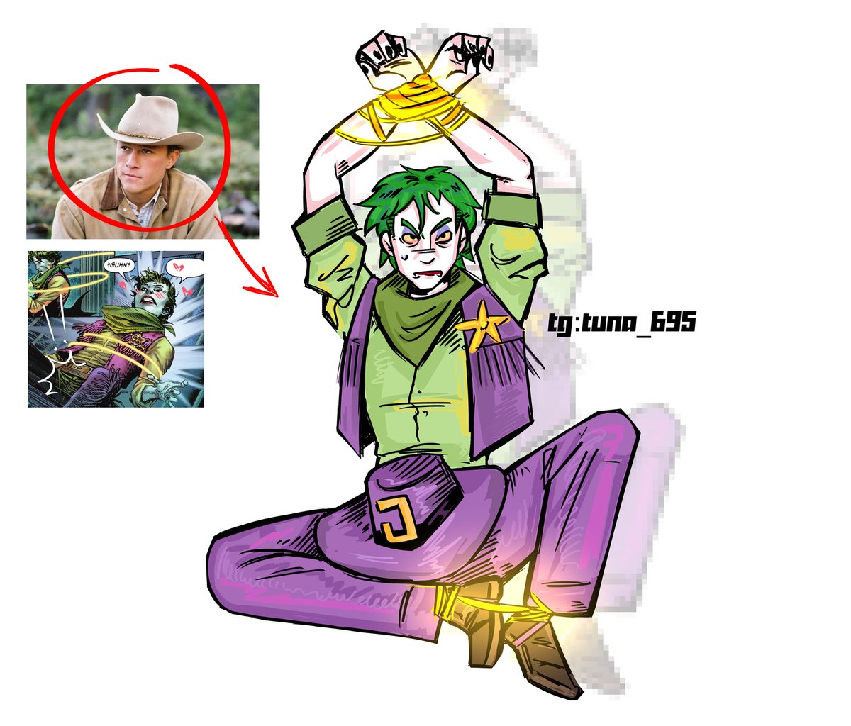 Thanks to <a href="/JonathanASlate1/">🃏♿John Slater♿🃏</a> for telling me the title of the comic. It was inspiring :)

The new comic has some really...um...INTERESTING angles of the Joker...