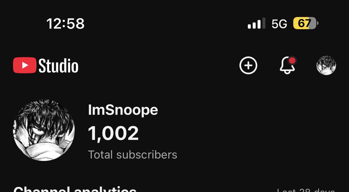 imsnoope's tweet photo. Just hit 1k subs on YouTube hell yeah https://t.co/0cd6P0pvHp