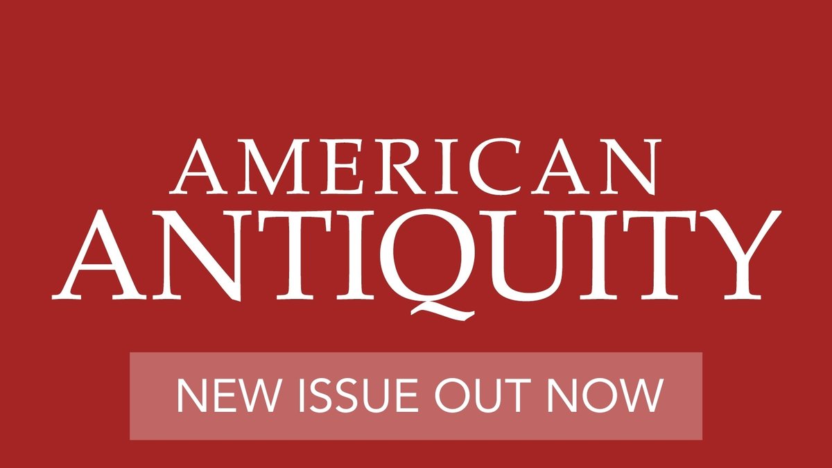 CambUP_Archaeo's tweet image. New Issue of American Antiquity now available
📚 cup.org/49imNjU

#aaq #archaeology @saaorg