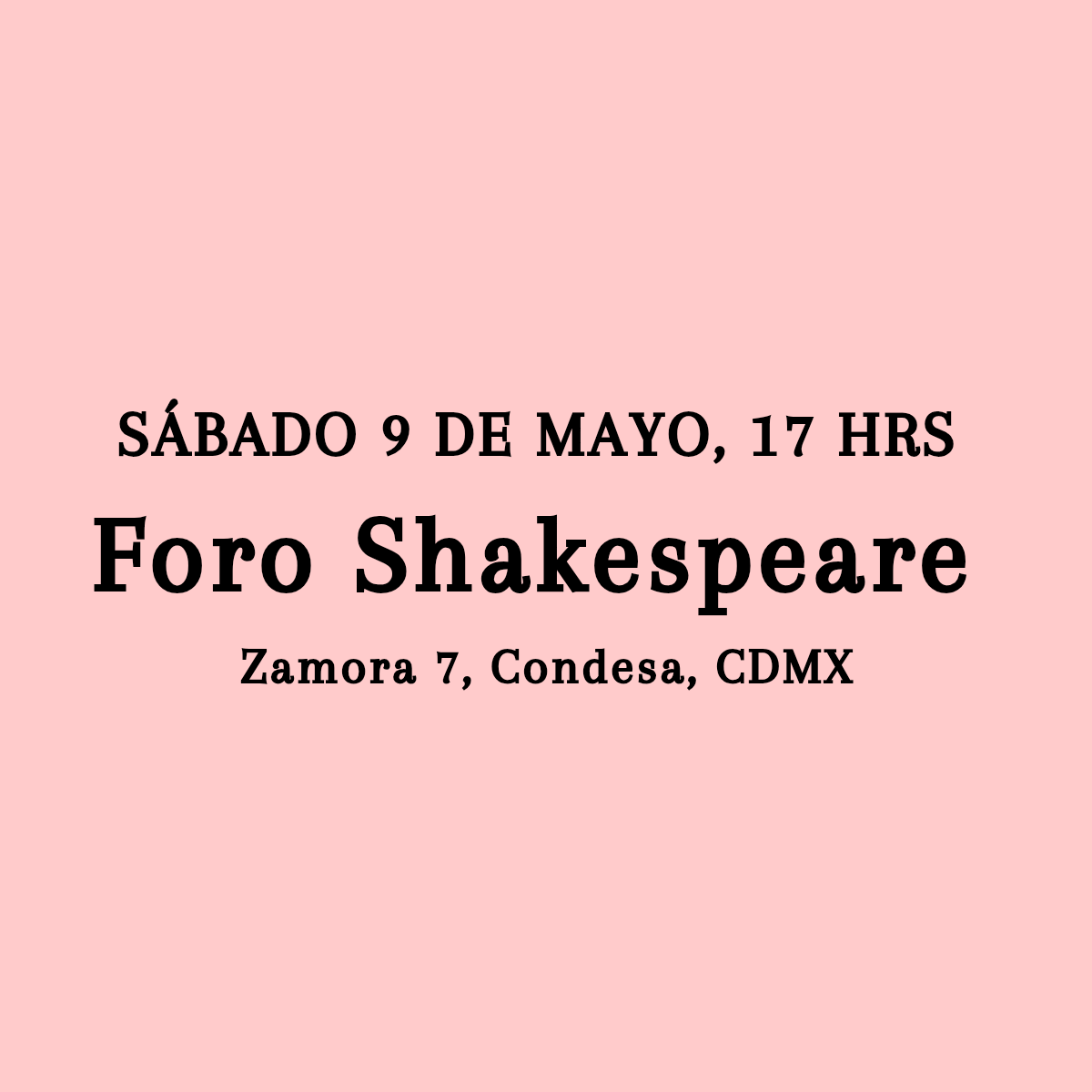 TeatreraSolitar's tweet image. 🌸 PROMOCIÓN 2X1 por el Día de las Madres, SÁBADO 9 DE MAYO, 17 HRS✨
🎭 CÓMO DECONSTRUIRSE DEL PATRIARCADO SIN MORIR EN EL INTENTO en el Foro Shakespeare.
📍Zamora 7, Condesa, CDMX.

[foroshakespeare.com/evento/como-de…]

#DíaDeLasMadres #2x1 #ConsienteAMamá #teatro #cabaret