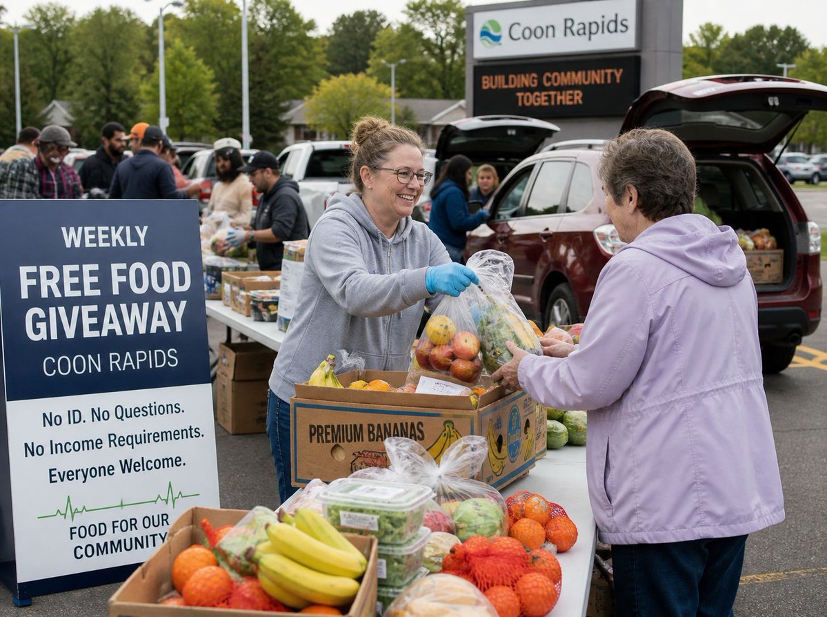 MinneapoliMedia's tweet image. The weekly free food giveaway in Coon Rapids continues its mission to support the community. Check out hours and location details to access fresh groceries and essentials this week.

Details: minneapolimedia.town.news/g/coon-rapids-…

#MinneapoliMedia #CoonRapids #CommunitySupport #MNResources