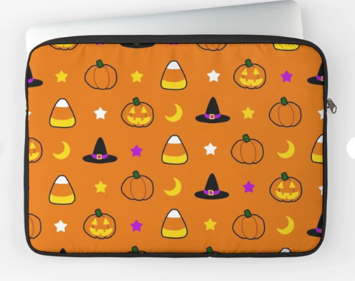 LittleAlice06's tweet image. Keep your laptop safe with the #spooky #Halloween Orange Print Laptop Sleeve! #IndieArtist 

redbubble.com/i/laptop-case/…