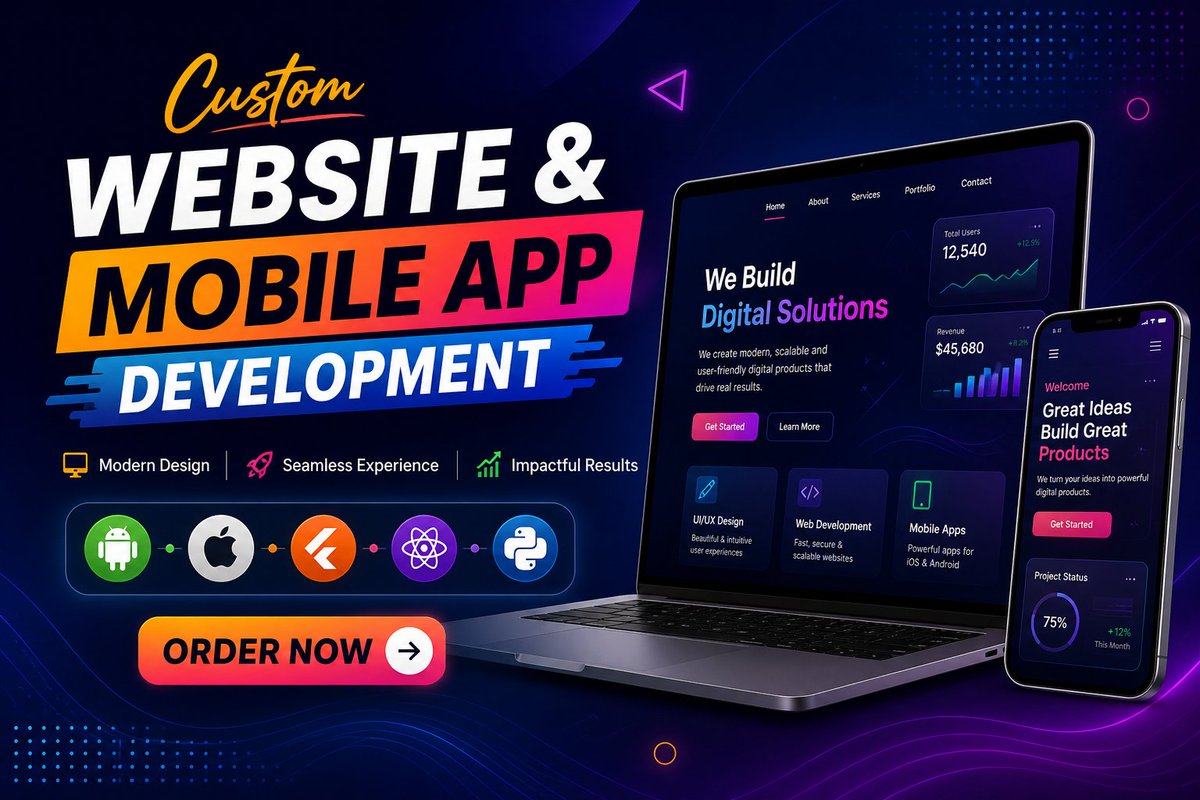 QsolTechLLC's tweet image. Custom Website and Mobile App Development Services From Qsol Technologies .
#MobileApp #AppDevelopment #startupsingamseason2 #startupidea #software