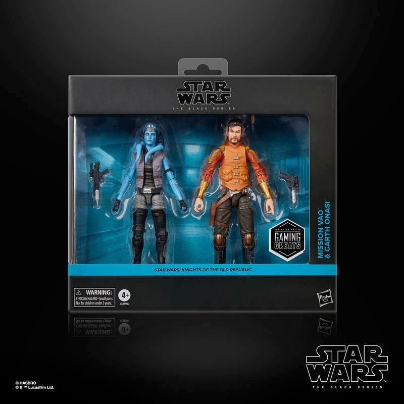 100PerStarWars's tweet photo. 🚨 BREAKING KOTOR NEWS 🚨

More KOTOR &amp; Old Republic characters are set to receive brand new Black Series figures in 2026! 

Firstly, Mission Vao &amp; Carth Onasi will be available together in a gaming greats two-pack!

Satele Shan &amp; Old Republic trooper have also been revealed! https://t.co/WOkVAnJQPy