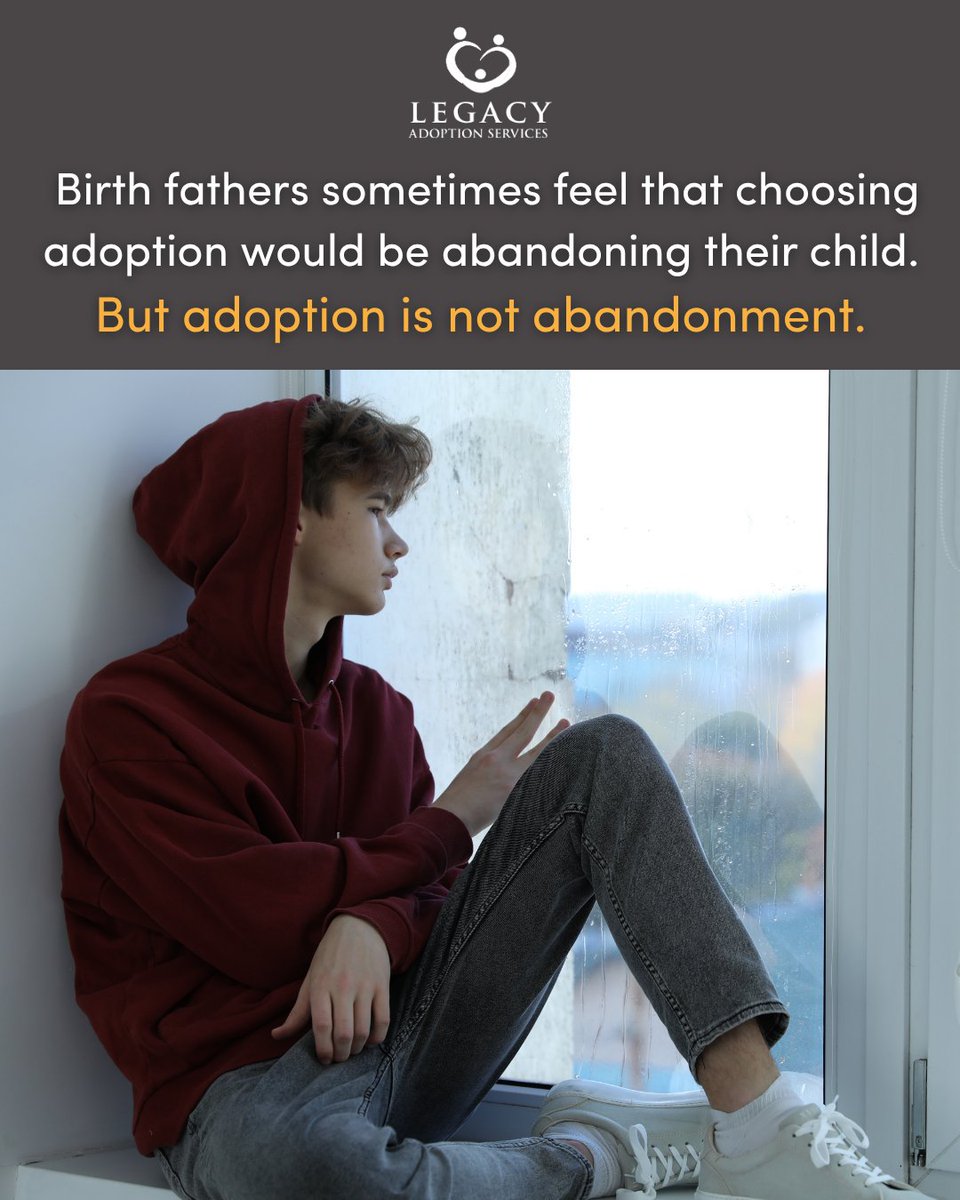 LegacyAdoptions's tweet photo. As a birth father, it’s natural to think about how an #unplannedpregnancy may impact your life, but adoption is a loving, selfless choice that can help create the best future for your child.

If you are looking for guidance, we're here to talk: 817-350-6008

#adoption https://t.co/2jyx5Yd3dt