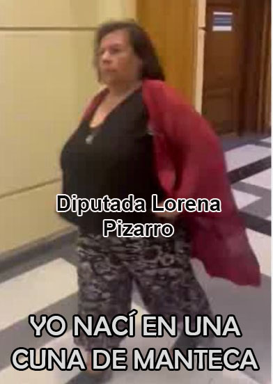 WenaChile's tweet photo. La Diputada Comunista Lorena Pizarro, alias "La Perniles de Chancho" confiesa: https://t.co/2ZrV3YJpZW