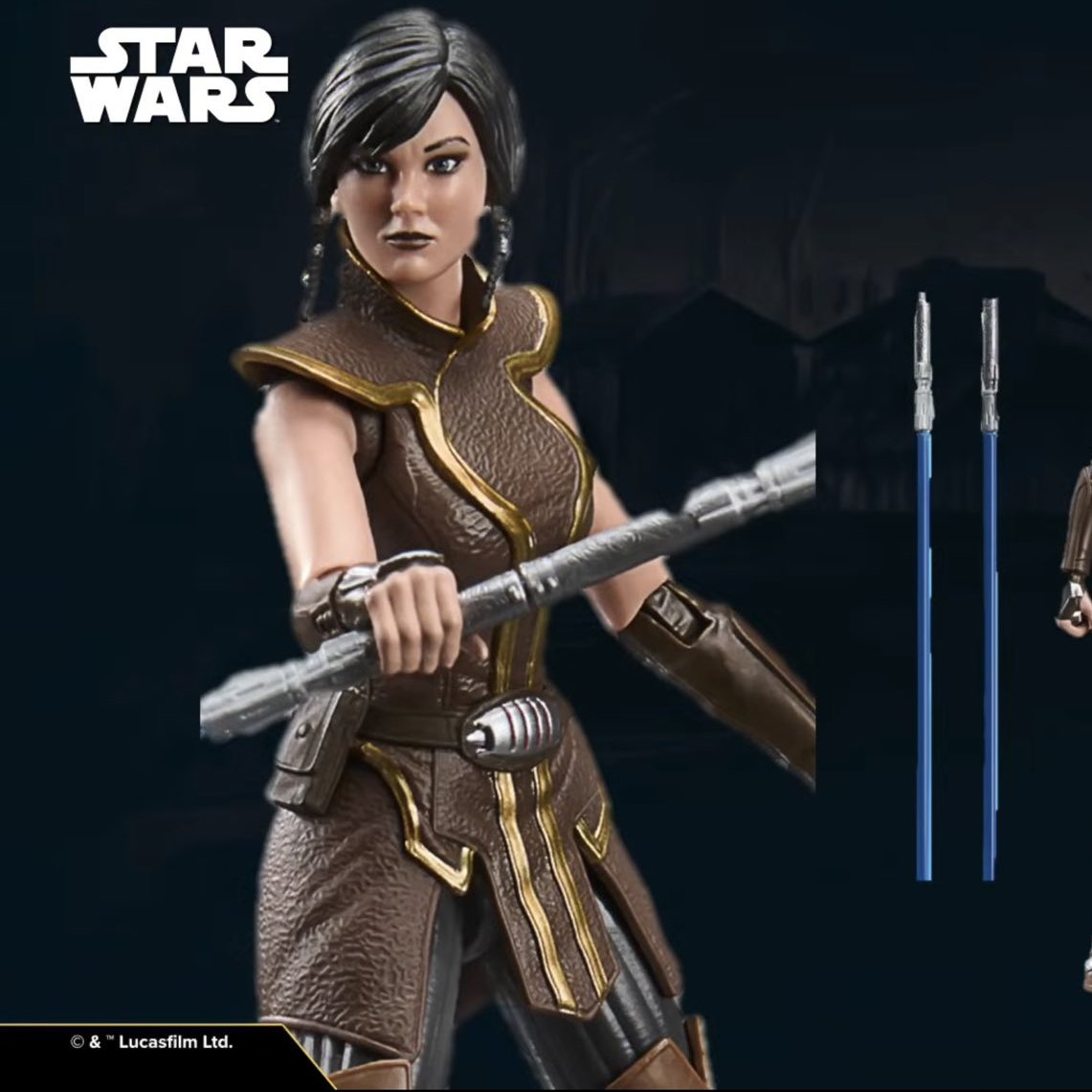 100PerStarWars's tweet photo. 🚨 BREAKING KOTOR NEWS 🚨

More KOTOR &amp; Old Republic characters are set to receive brand new Black Series figures in 2026! 

Firstly, Mission Vao &amp; Carth Onasi will be available together in a gaming greats two-pack!

Satele Shan &amp; Old Republic trooper have also been revealed! https://t.co/WOkVAnJQPy