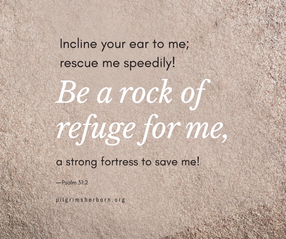 pilgrimsherborn's tweet image. Incline your ear to me;
rescue me speedily!
Be a rock of refuge for me,
a strong fortress to save me!
—Psalm 31:2
#rock #refuge