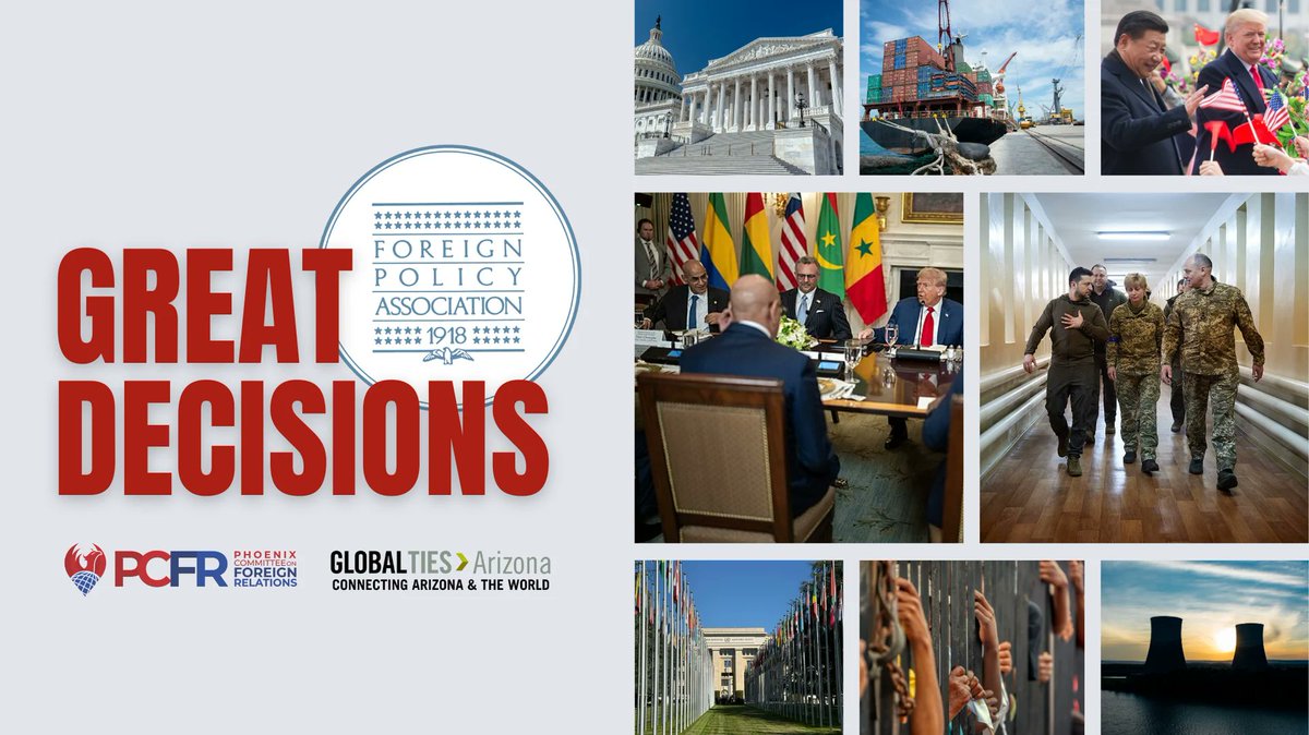 Phoenix Committee on Foreign Relations tweet media