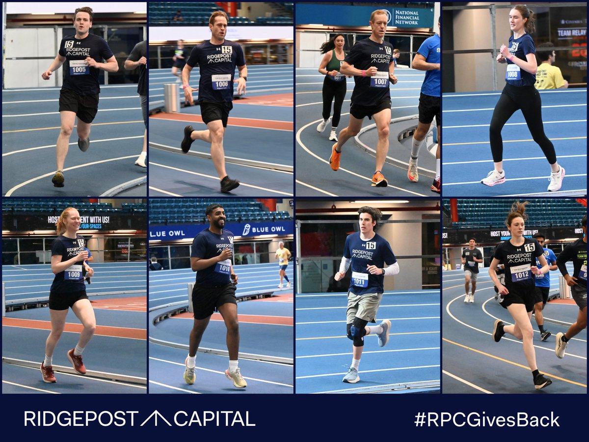 RidgepostCap's tweet photo. Team members from Ridgepost Capital and its New York City strategies - Bonaccord Capital Partners, @EnhancedCaptl, and Hark Capital - participated in the 2026 @ColumbiaMed Team Relay Marathon.

Together, the team completed 26.2 miles in support of Armory College Prep and @ArmoryNYC's nonprofit programming, which helps provide athletic and academic support to students across New York City.

We’re proud to have placed 36th out of 169 teams with a final time of 2:56:15, averaging 6:43 per mile, and even more proud of the teamwork behind the effort and the chance to support a meaningful cause.
#RPCGivesBack