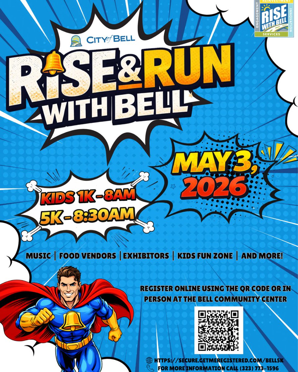 HealthNet's tweet image. 👟 Lace up those running shoes! 👟

We’ll see you this Sunday at the Rise and Run with Bell 5K!

Bring the whole family and enjoy music, community resources, food, and a Kids Fun Zone!  

Come for the movement, stay for the fun! 💙
#CommunitySupport #HealthyLiving