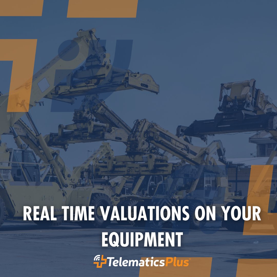 TelematicsPlus's tweet photo. Get real time valuations on your equipment with #TelematicsPlus 

TelematicsPlus gives you up-to-the minute asset valuations as well as past, present, and future market trends at no cost to you! 

Get started today at https://t.co/gdkBH4vuc3

#RealTimeValuations #NoCost https://t.co/jfYhHkQ0k6