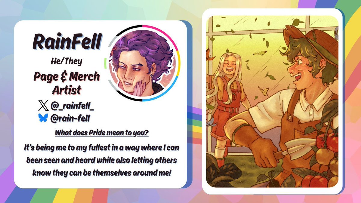 BNHAPrideZine's tweet image. 🏳️‍🌈 Contributor Spotlight! ‼️

@_rainfell_ says that pride is being himself and telling others they can do the same around them!

#contributorspotlight #spotlight #zinepromo #lgbtq #pride #trans #lgbtqpride #bnha #mha
