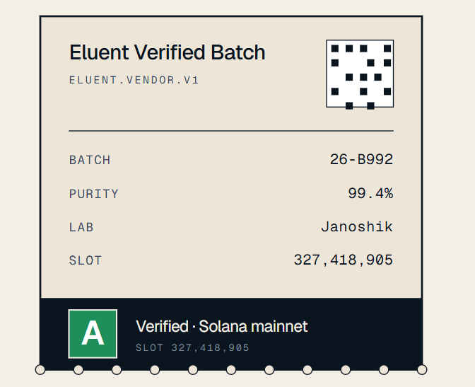 Eluent Peptides tweet media