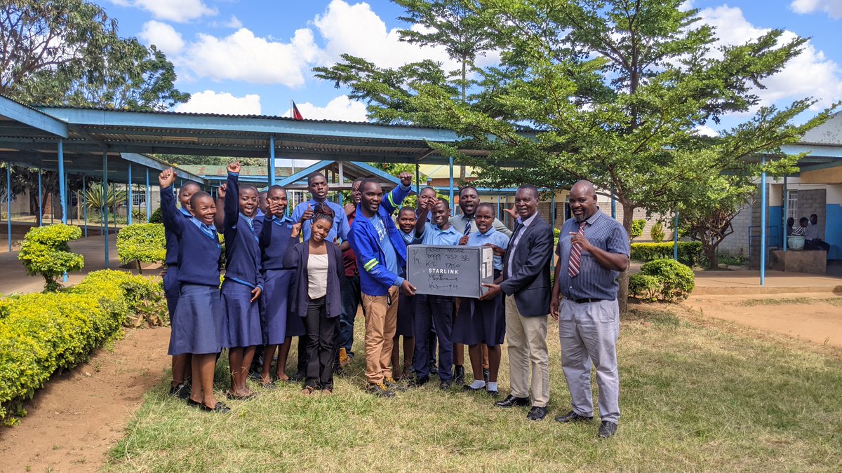 TechK252452's tweet photo. Tech bridges To Malawi has donated Starlink kits to All Saints, Ergo, and Kapelula CDSS. 🛰️✨High-speed internet is officially live at our computer project partner schools, unlocking global resources for our students #Dowhardy #Unconnected https://t.co/lS4kDHwmFH