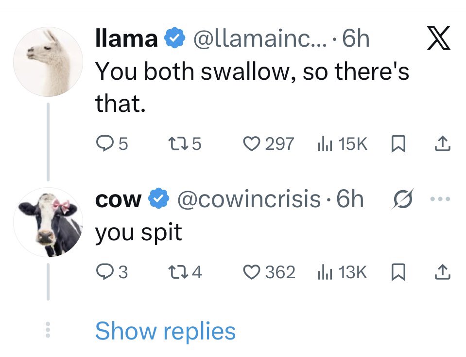 mindymilburn's tweet image. Sometimes I just love the internet. #cow #sheep #dramallama