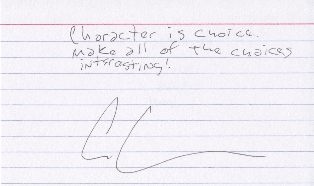 "Character is choice. Make all of the choices interesting!"
-CRobert Cargill

The Black Phone (2021), Doctor Strange (2016) and Sinister (2012)

<a href="/austinfilmfest/">Austin Film Festival</a> 10-27-19

en.wikipedia.org/wiki/C._Robert… 
imdb.com/name/nm1803036/
facebook.com/massawyrm/
instagram.com/massawyrm/ <a href="/Massawyrm/">C. Robert Cargill</a>