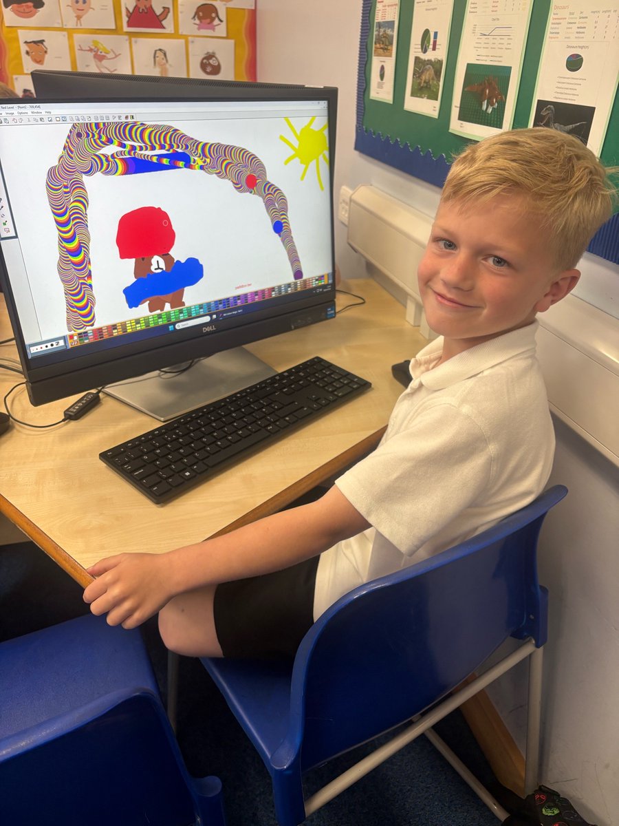Leechapelsch's tweet image. Year 1 and 2 digital art club have been having lots of fun creating some fantastic artwork! #creativity #digitalart