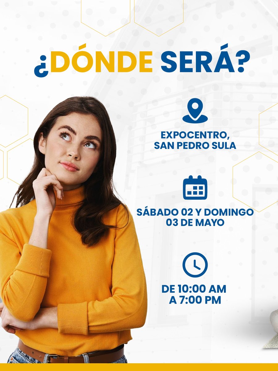 TSiHonduras's tweet photo. 🏡 El plan perfecto existe: #ExpoHogar en San Pedro Sula junto a Canal 5 🔥
La feria del hogar más grande de Honduras 🇭🇳
📍 Expocentro, SPS
📅 02 y 03 de mayo
⏰ 10AM–7PM
💛 Familiar | 🐾 Pet Friendly
🎟️ Entrada GRATIS
👉 Desliza y descubrí más
¡No te lo pierdas! https://t.co/zS91IwbikU