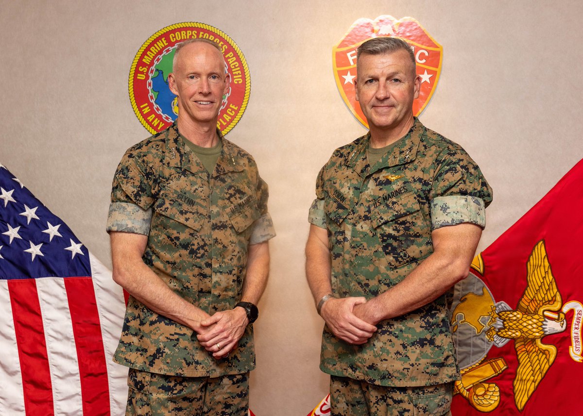 PacificMarines's tweet image. #MARFORPAC thanks Maj. Gen. Simon Doran, commanding general, @1stMAW_Marines, and for visiting with senior leaders during a key leader engagement at Camp H.M. Smith, #Hawaii.

📸: LCpl. Moses Lopez Franco | @USMC