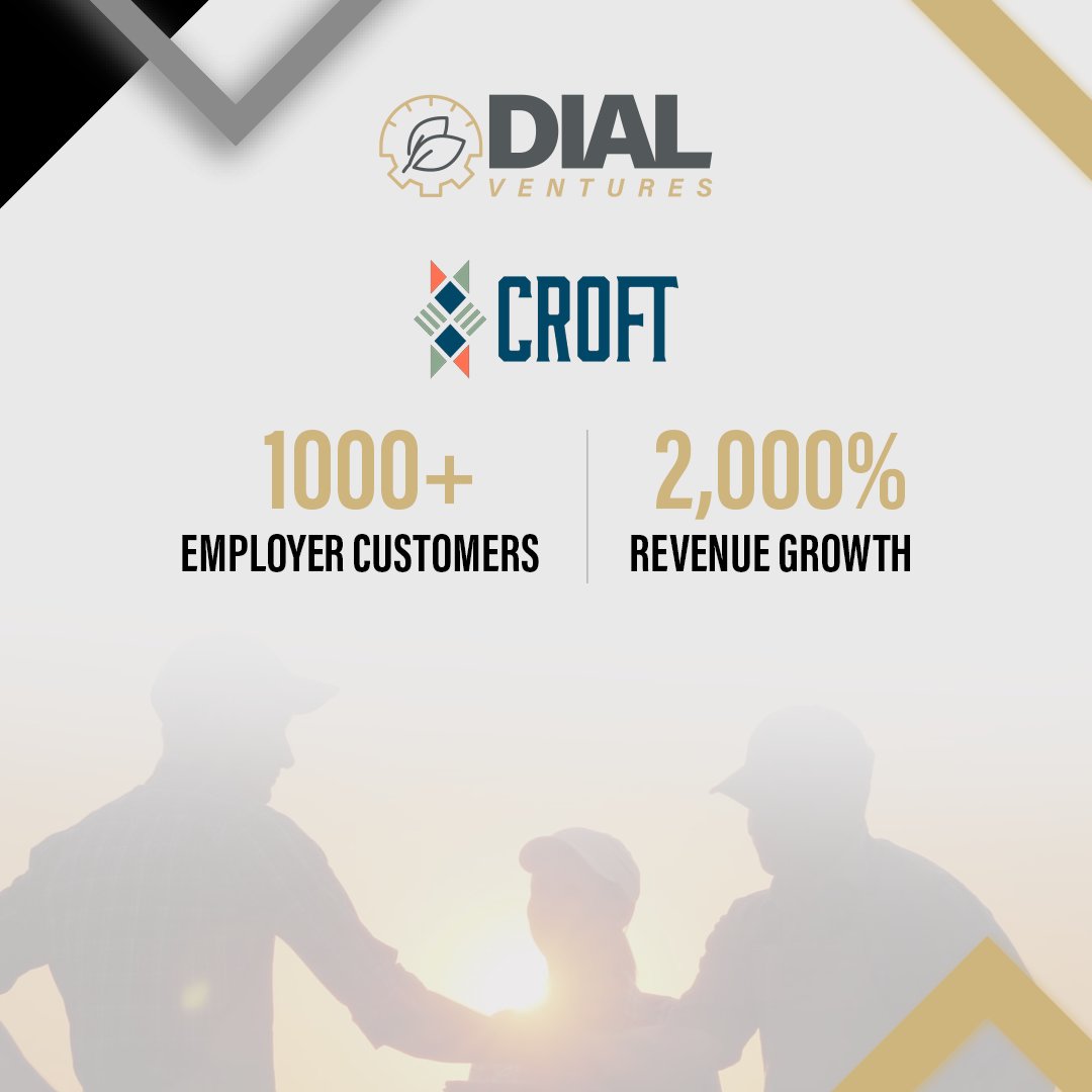 dialventures's tweet photo. A good reminder of what works in agrifood innovation. Croft’s growth reflects what happens when solutions are built around real industry challenges.

Practical. Scalable. Adopted. https://t.co/B9I0kWxgF7