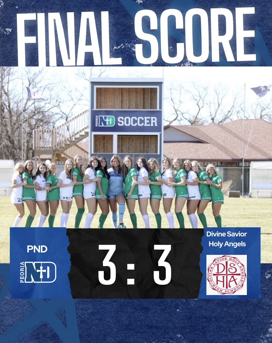 PNDWomensSoccer's tweet image. Tough battle vs a Wisconsin power and ended in a 3-3 tie. A lot we learned playing this competition and what we need to work on! Back at it tomorrow with another tough game vs a quality opponent! ☘️⚽️ #PNDsoccer #BetterTogether