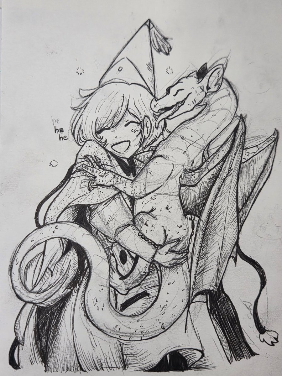 NeoGremlin's tweet photo. Lil pen doodle of Coco ✒️

#WitchHatAtelier #Δ帽子 #とんがり帽子のアトリ絵 https://t.co/eUFpa0Iw9v